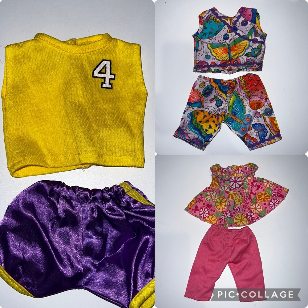 Colorful 18” Doll Clothing Set
